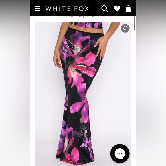 White Fox two piece tank and maxi skirt combo - Picture 4 of 11